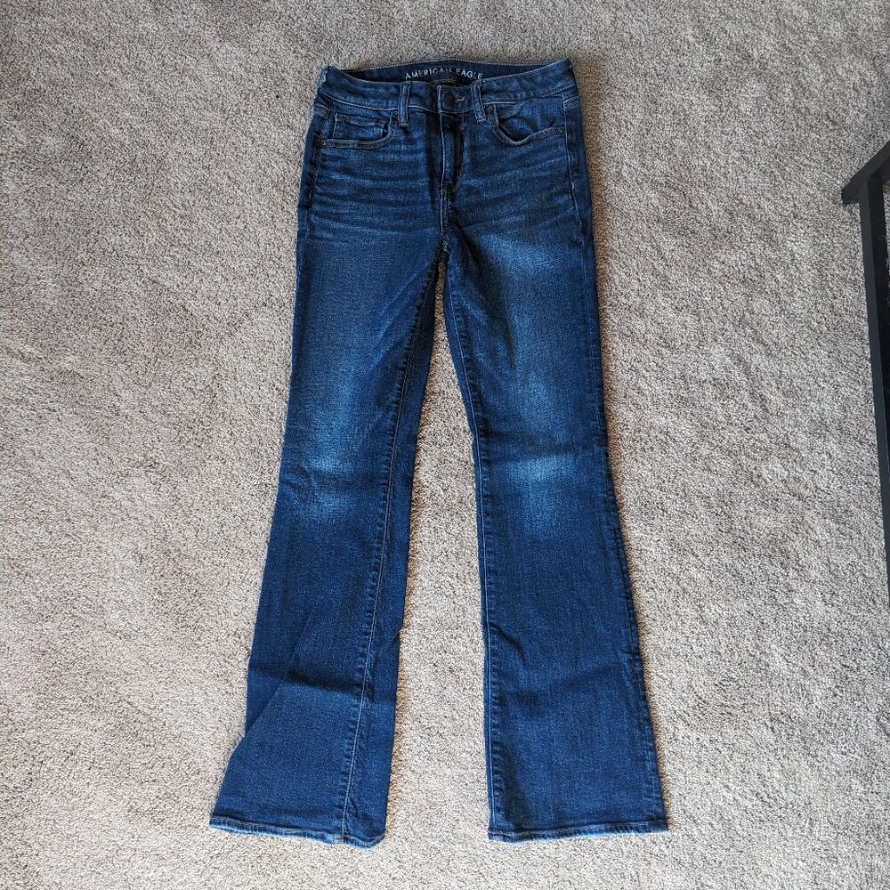 American Eagle Low-Rise Kick Bootcut Jean